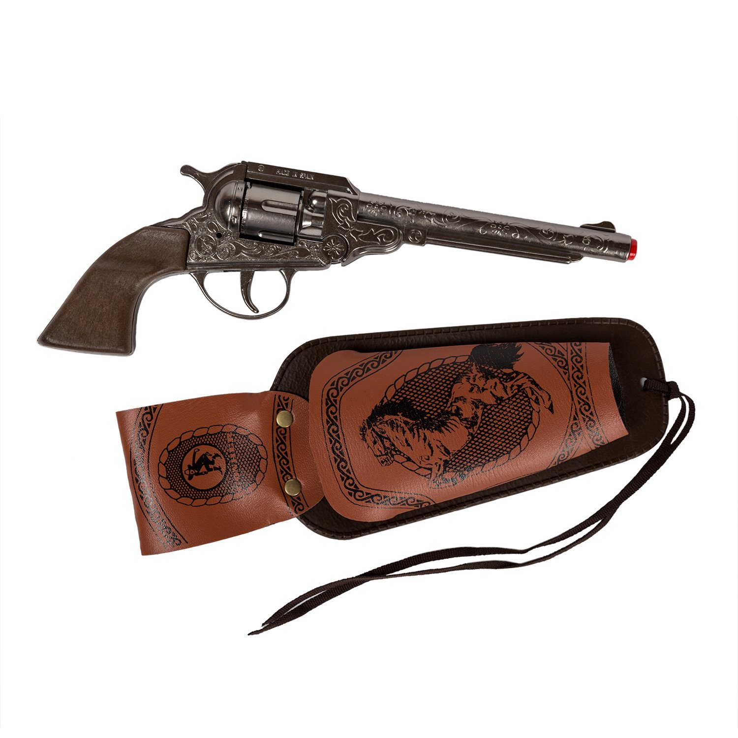 Игровой набор - Техасский Ковбой: 2 револьвера на 8 пистонов и 2 кобуры  